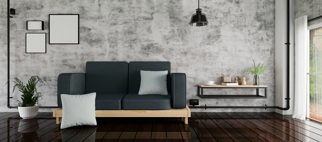 An Industrial Style Bedroom