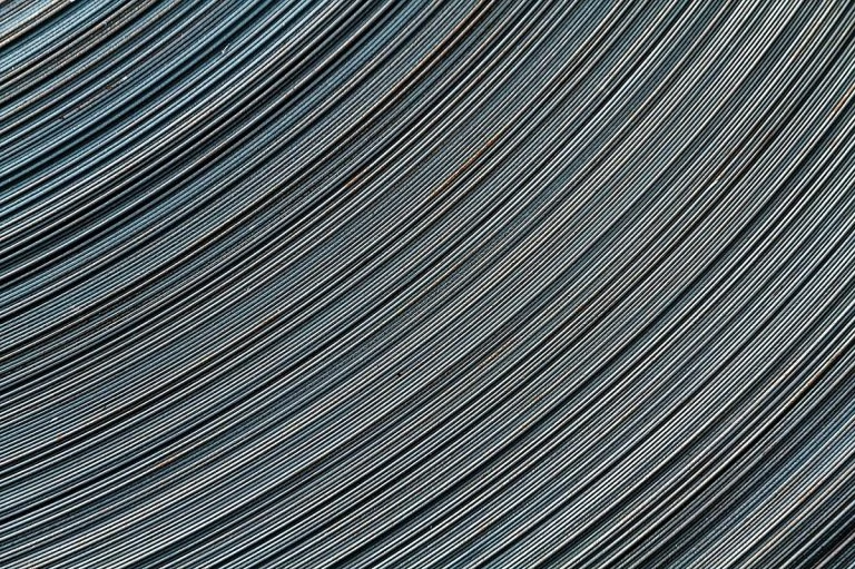 stack of steel coils