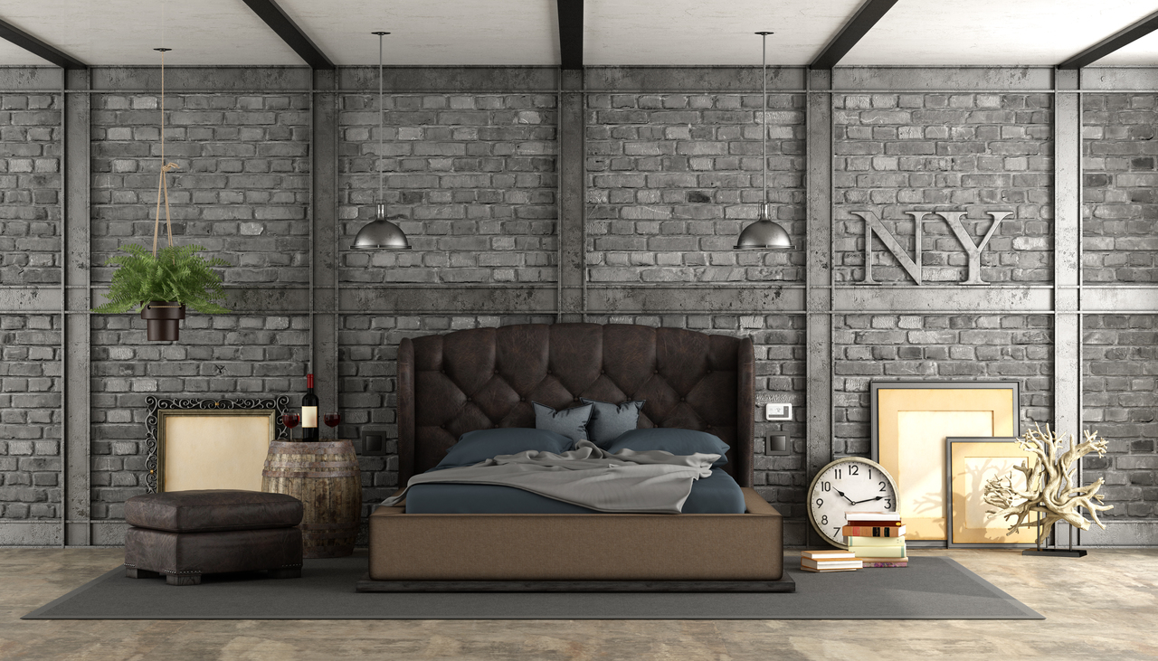 An Urban Industrial Bedroom